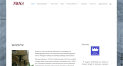 Desktop Screenshot of nrha.org.uk